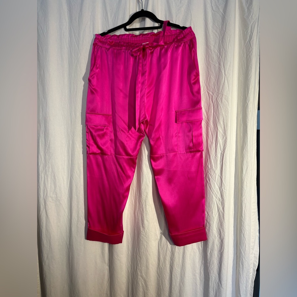 Cami NYC Fuchsia Silk pants
